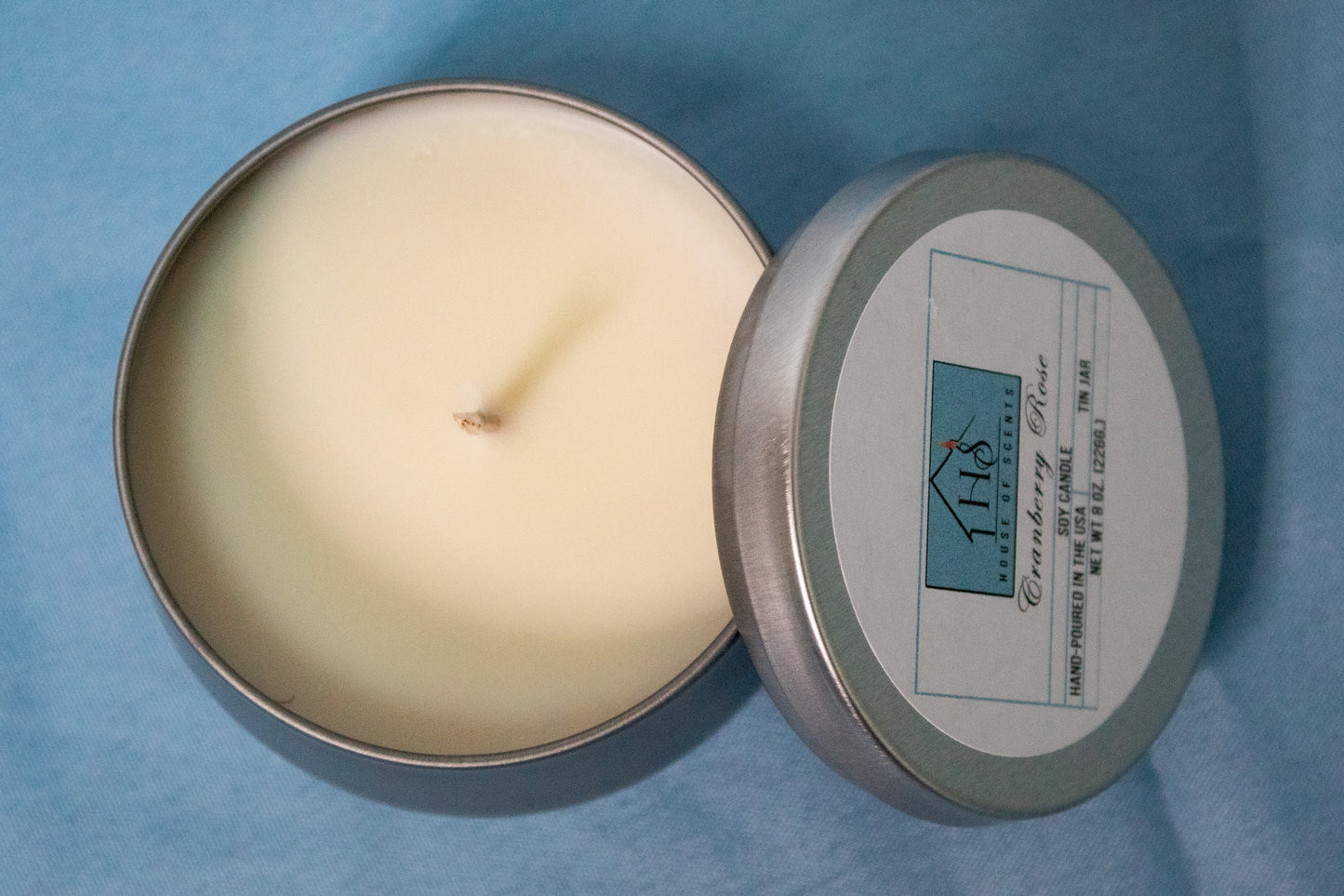 Cranberry Rose Signature Tin Candle