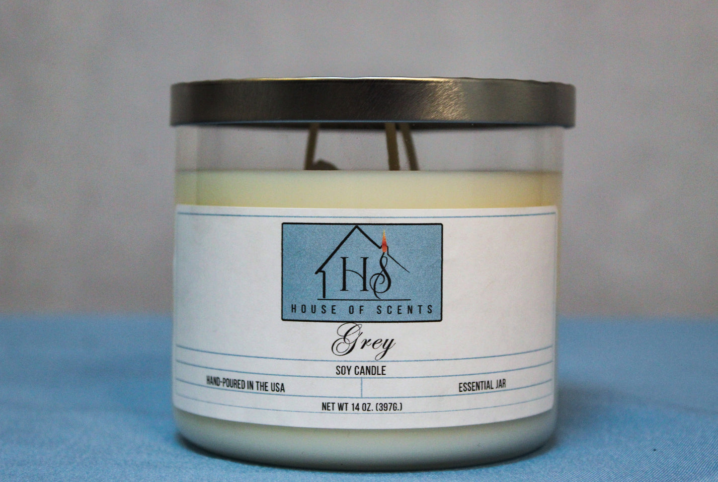 Grey Essential Candle