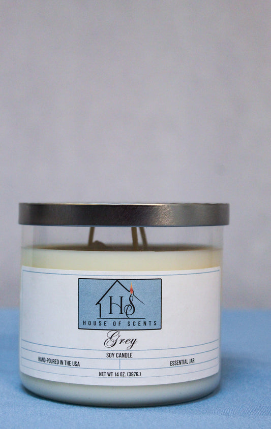 Grey Essential Candle