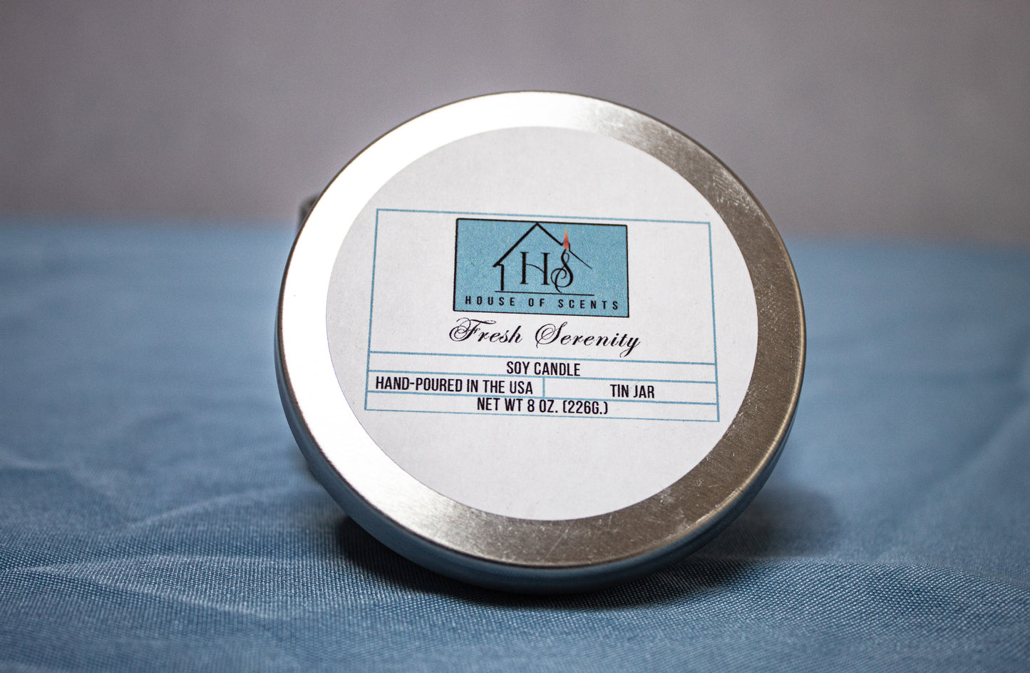 Fresh Serenity Signature Tin Candle