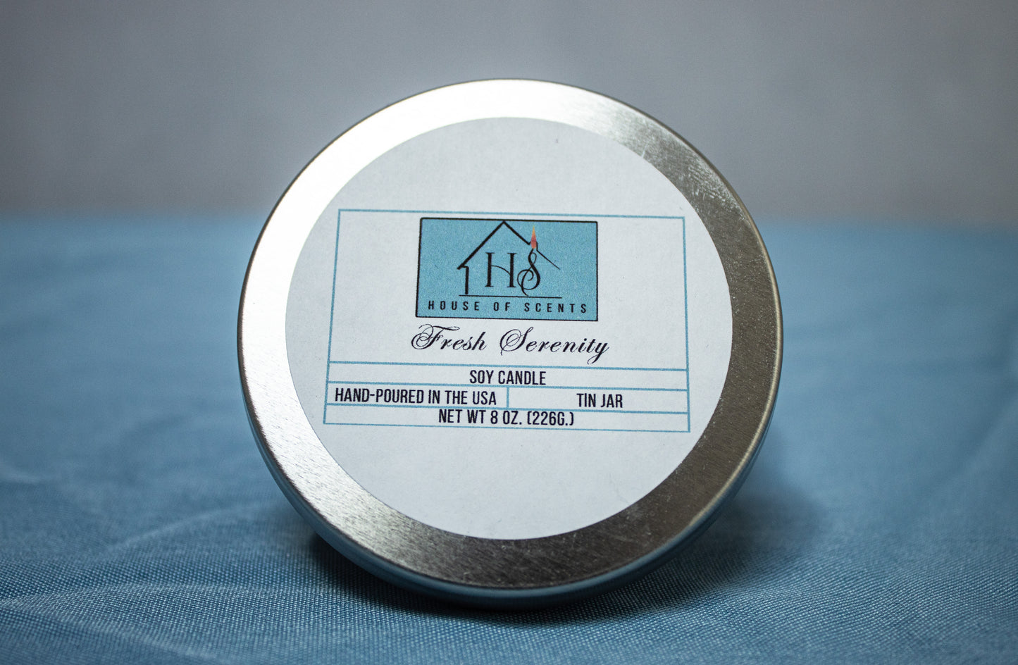 Fresh Serenity Signature Tin Candle
