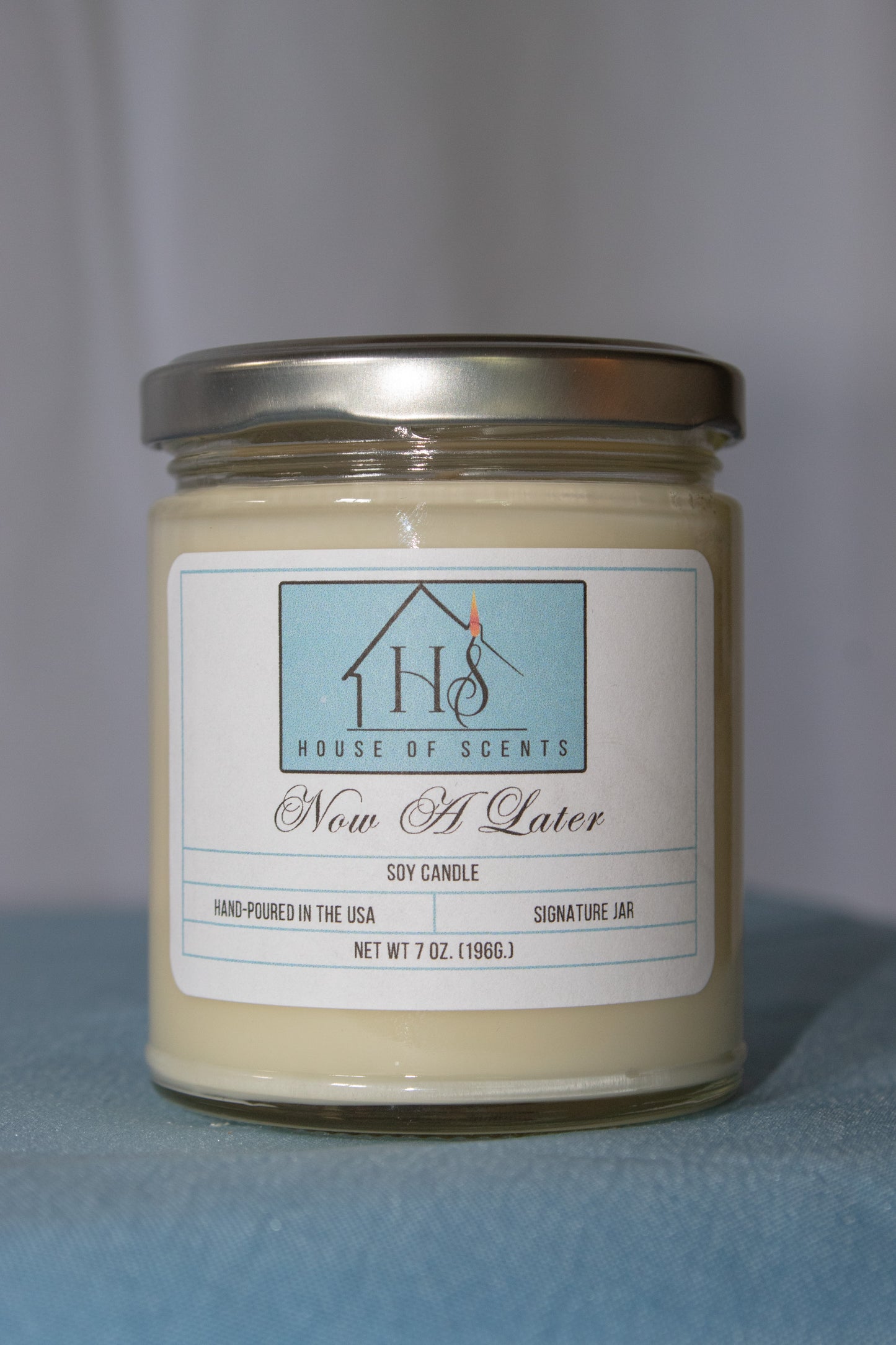 Now A Later Signature Candle