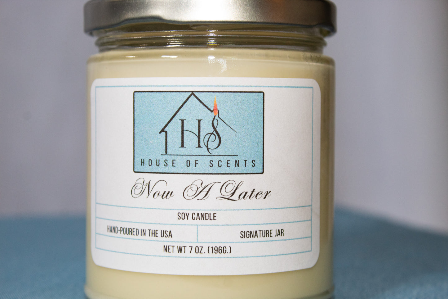Now A Later Signature Candle