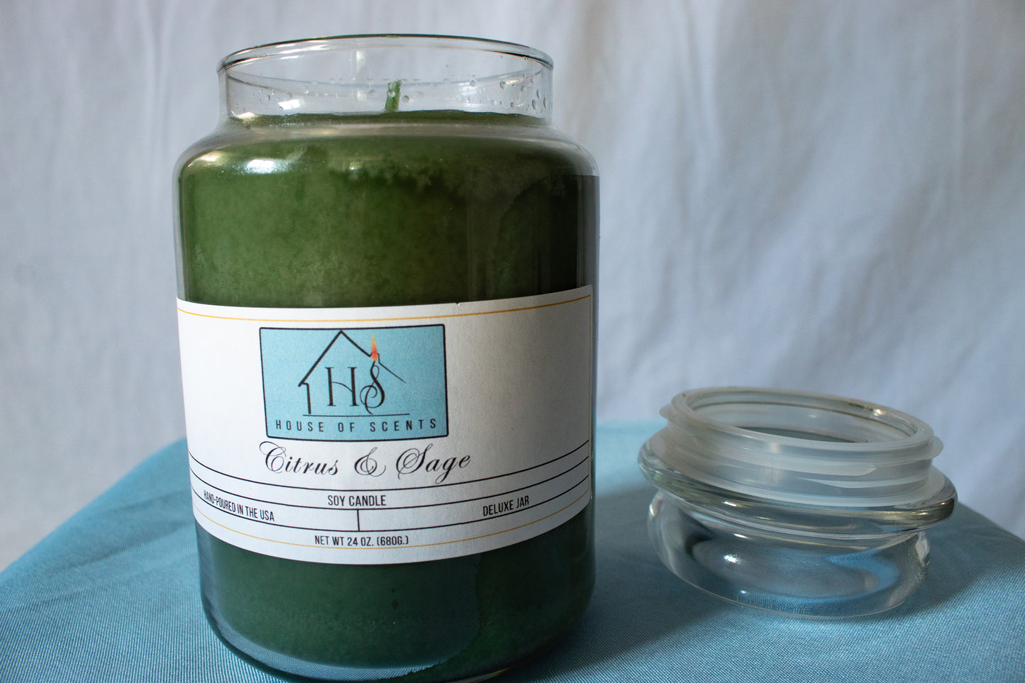 Citrus and Sage Deluxe Candle