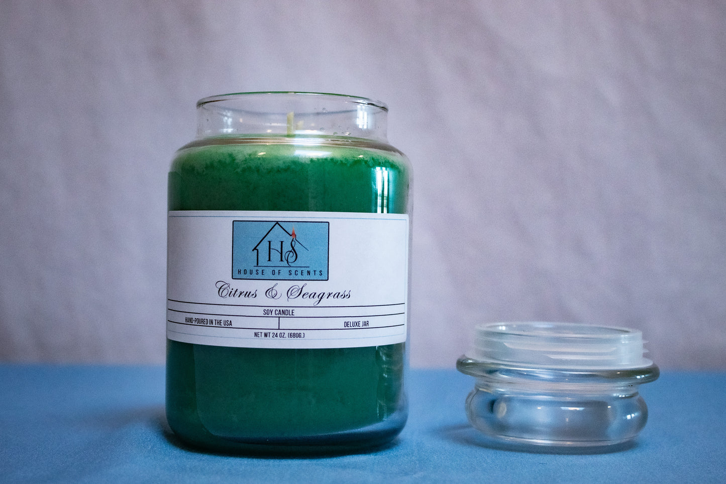 Citrus and Seagrass Deluxe Candle