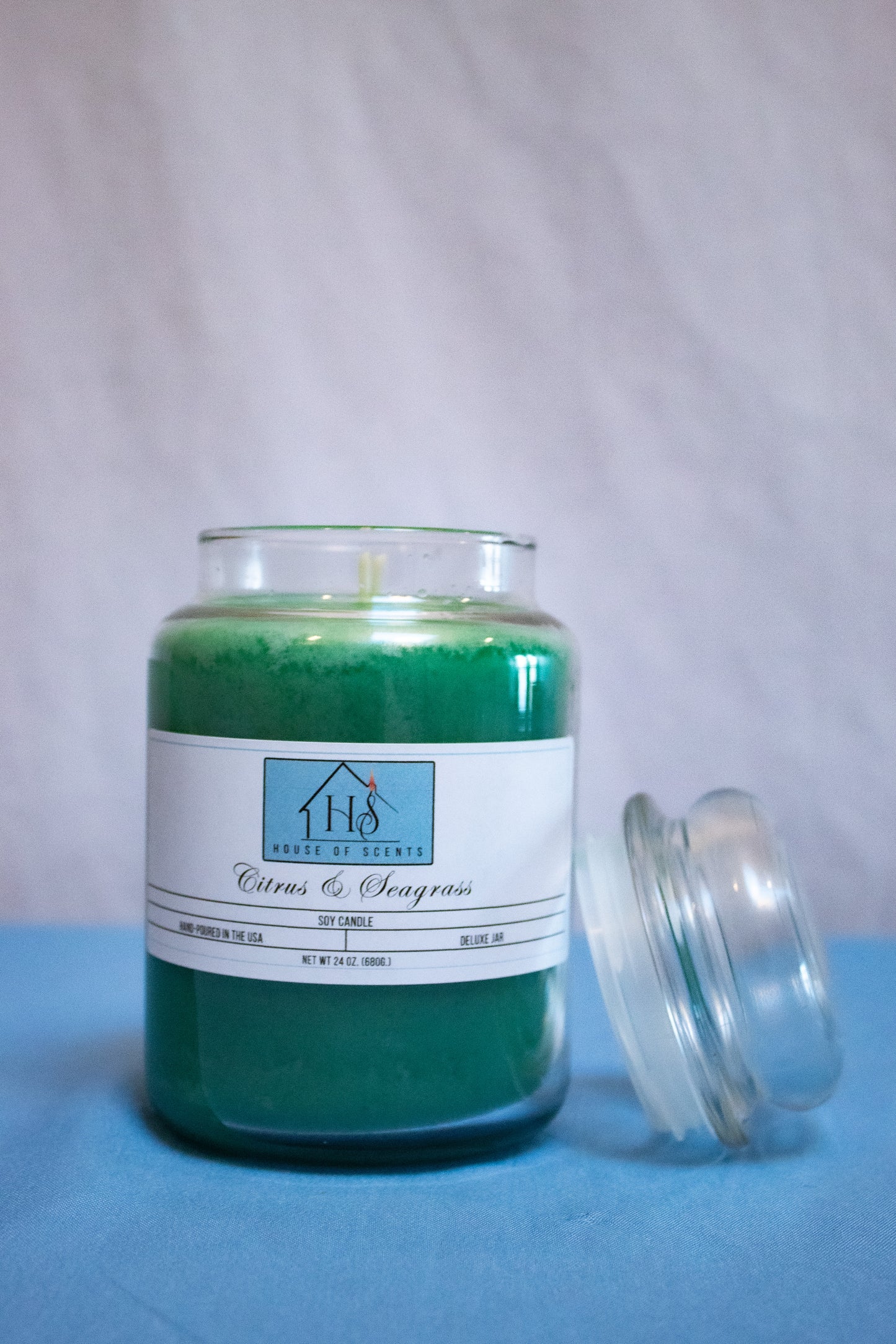 Citrus and Seagrass Deluxe Candle