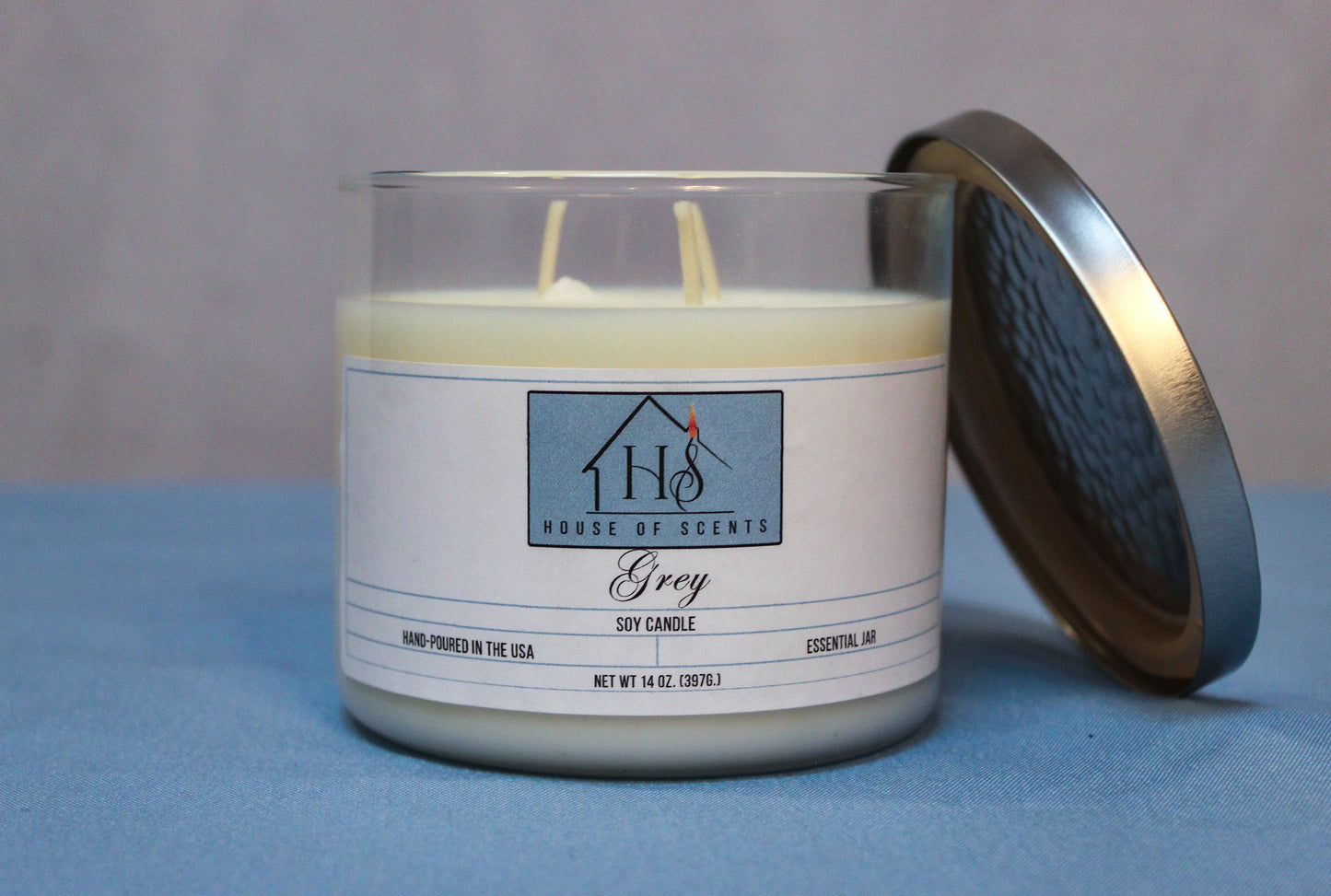 Grey Essential Candle