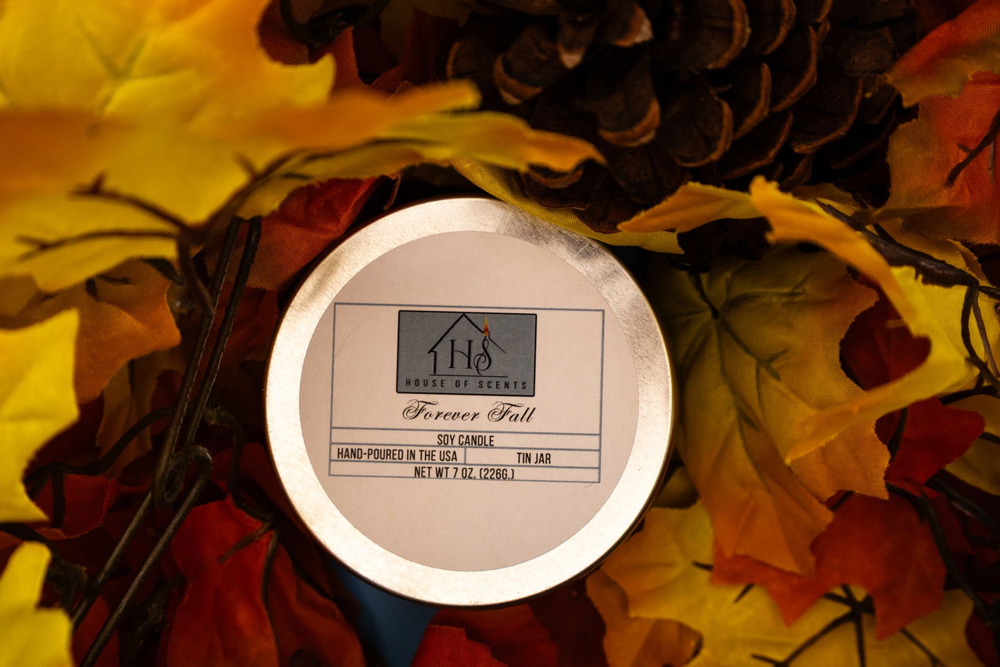 Forever Fall Signature Tin Candle