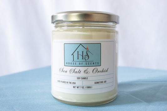 Sea Salt & Orchid Signature Candle