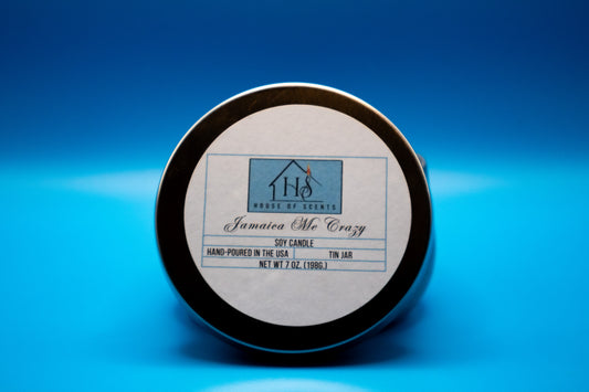 Jamaica Me Crazy Signature Tin Candle