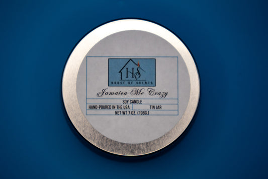 Jamaica Me Crazy Signature Tin Candle