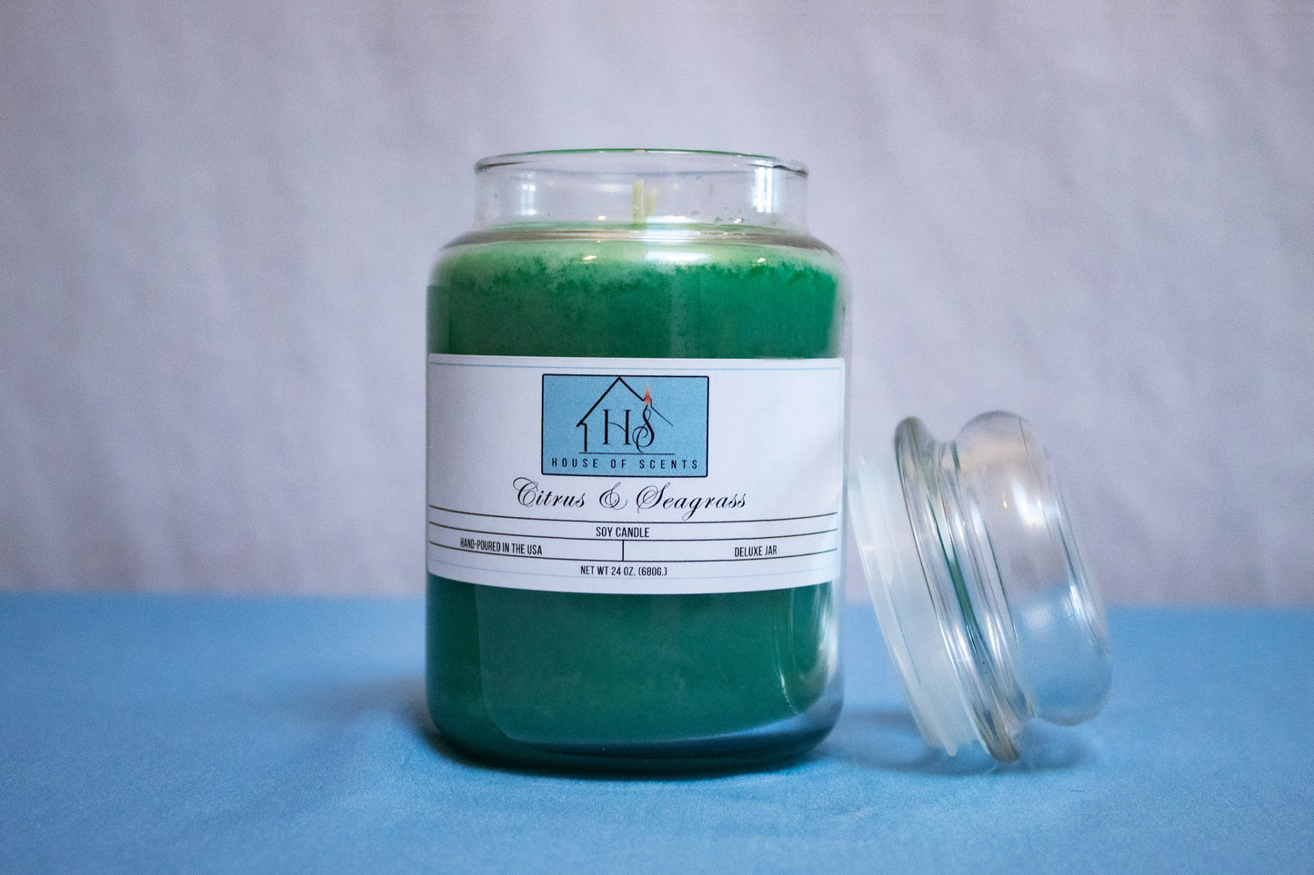 Citrus and Seagrass Deluxe Candle